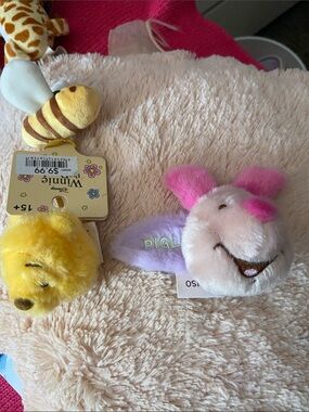Disney Piglet Plush Small Pet Toy - Pink, Purple, White, Yellow